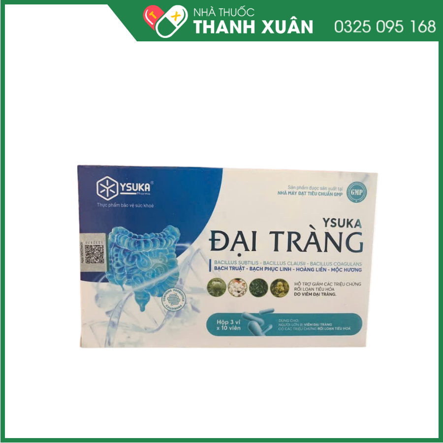 Ysuka Đại Tràng - Hỗ trợ giảm các triệu chứng rối loạn tiêu hóa